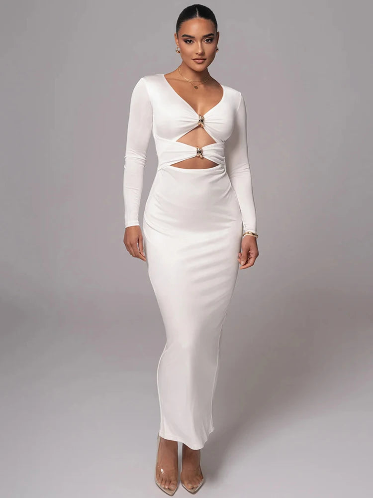 NovaThreads hollow out long sleeve sexy