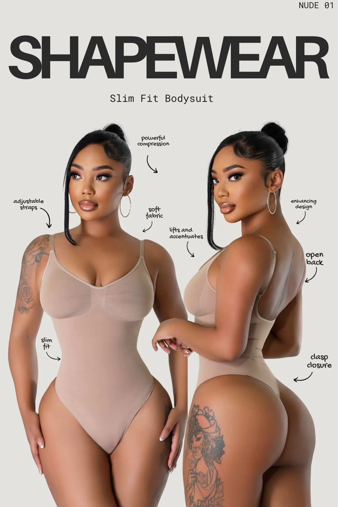 Flawless Fit Contour Bodysuit