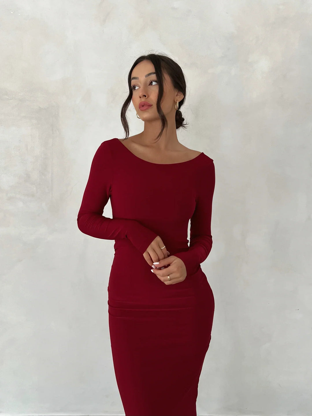 Belica Gown - Wine