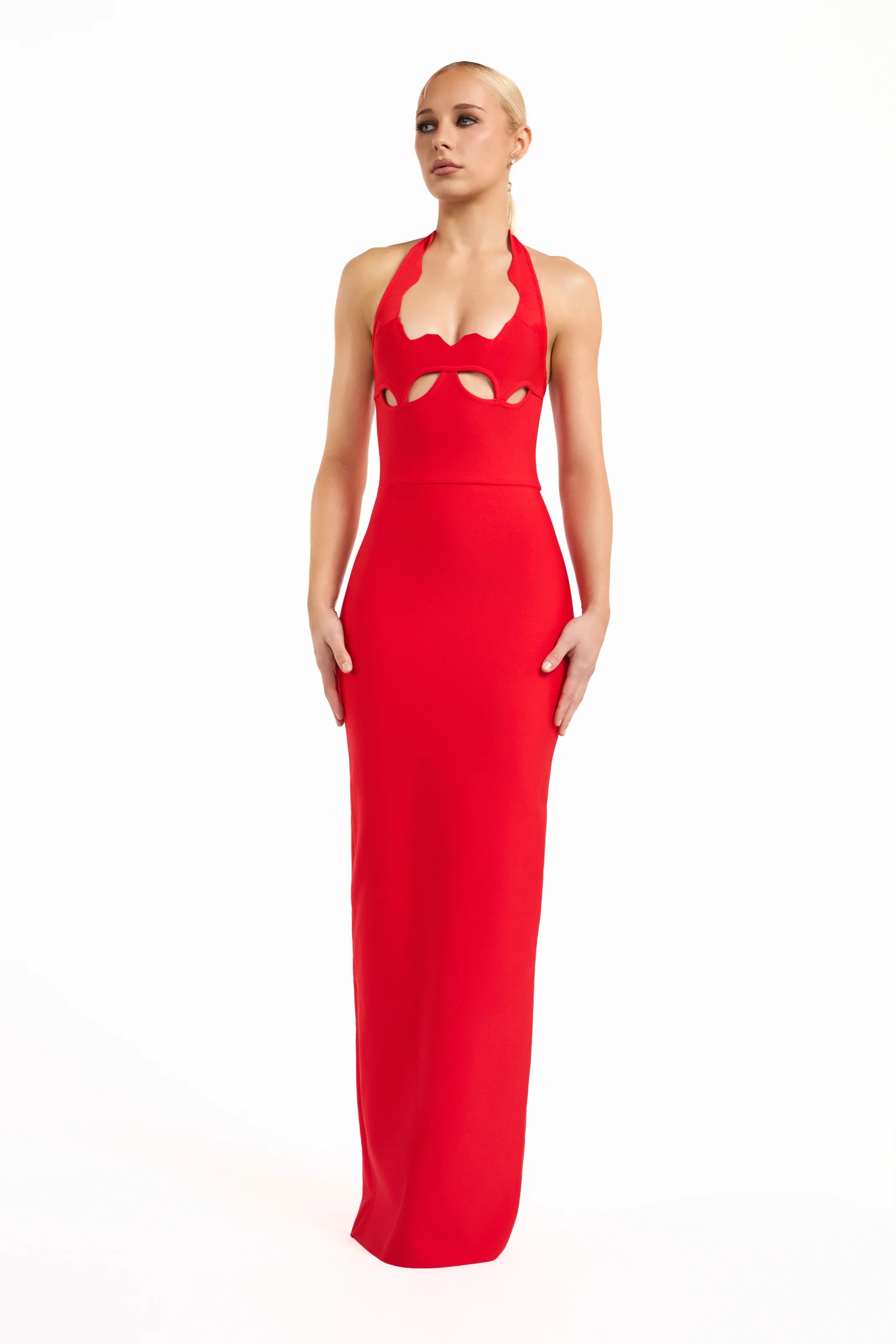 Ruthy Elegance Halter Dress