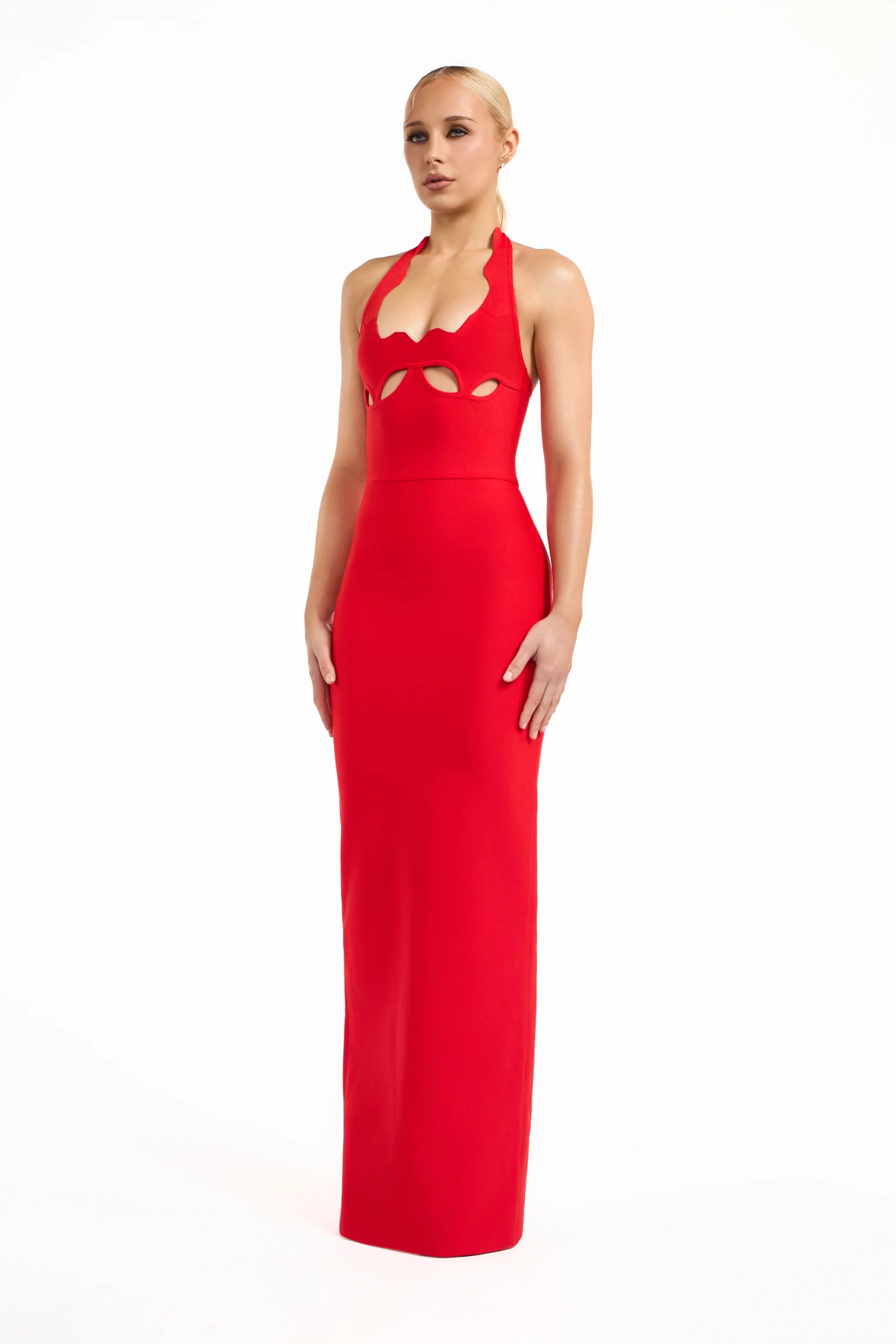 Ruthy Elegance Halter Dress