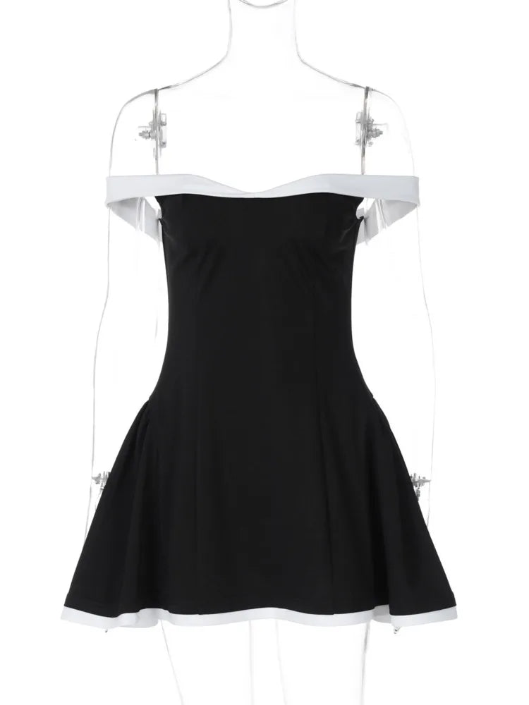 Nova Off-shoulder Strapless Sexy Mini Dress