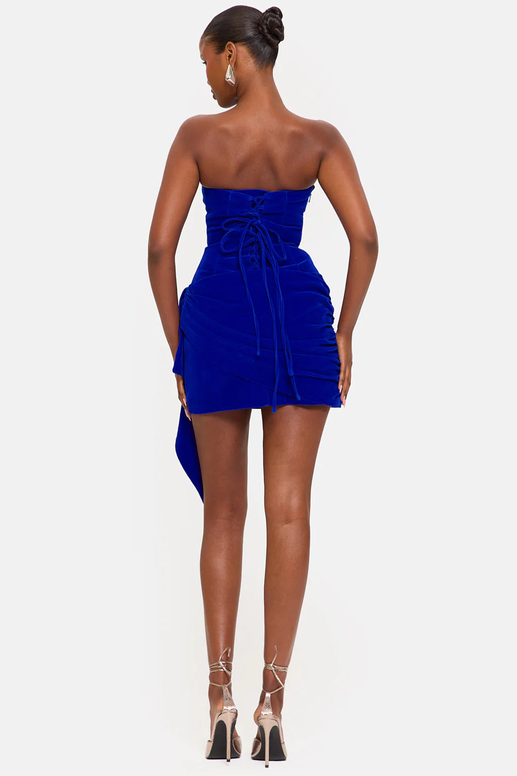 Eclipse Drape Velvet Dress